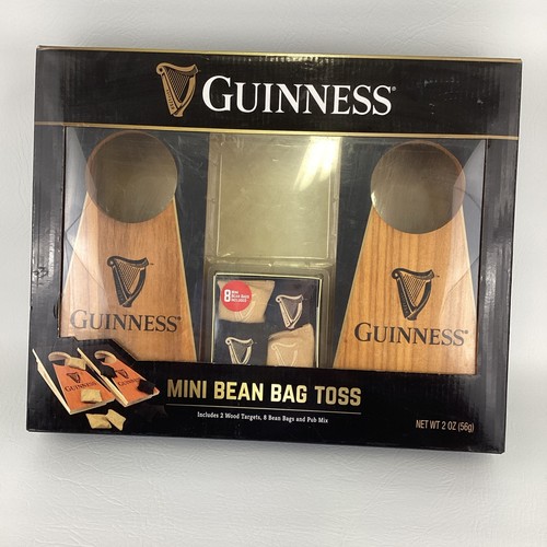 Guinness mini cornhole - guinness, bean