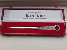 Sterling silver paper knife by Francis Howard