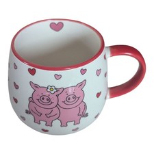 M&S Percy & Penny Pig Love Hearts Mug Valentine's Day Marks & Spencer