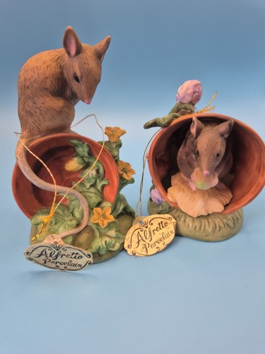 Pair alfretto porcelain - of,
