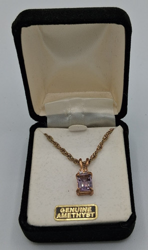 Vintage genuine amethyst - vintage,