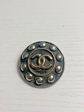 CHANEL Vintage Brooch CC Logo