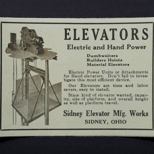 Sidney elevator electric hand - elevator,