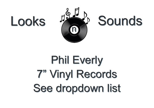 Phil everly vinyls - everly, 7"