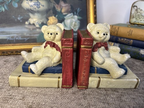 Pair lovely vintage ceramic - of,