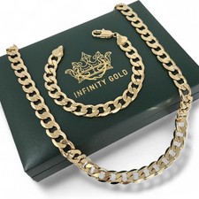 Mens 10mm Curb Chain &