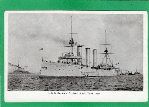 Hms berwick cruiser unused - hms,