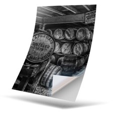 1 x Vinyl Sticker A5 - BW -