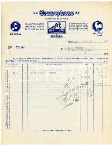 1938 brussels gramophone - 1938, a.