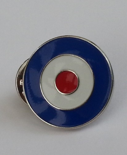 Mod target enamel - mod, lapel