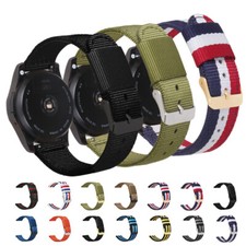 Premium Nylon Canvas Watch Band Straps Mens Sports 18 20 22 24mm Quick Release