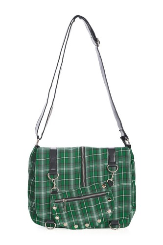 Banned apparel green tartan - apparel,
