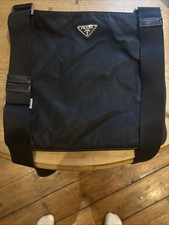 Prada Plaque Logo Black Nylon