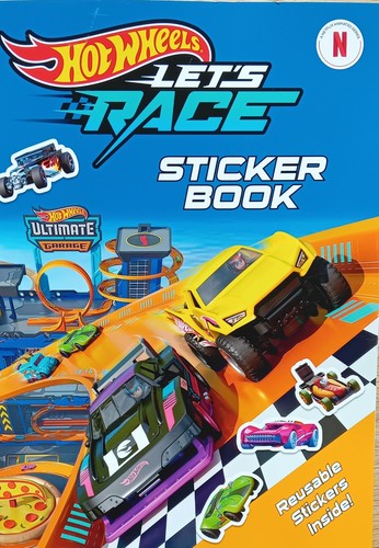 Hot wheels let race sticker - wheels,