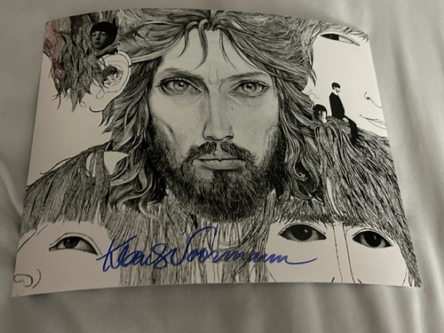 Klaus voormann signed 8x10 - klaus,