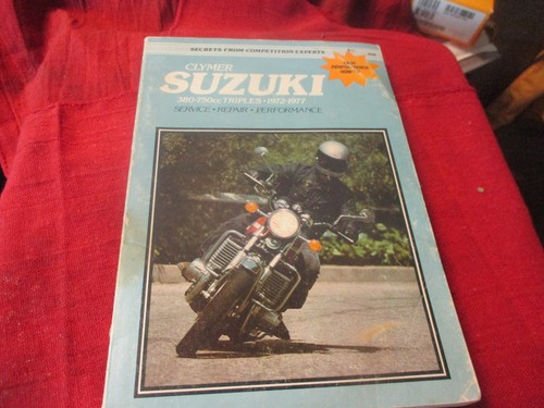 Clymer suzuki 380 - clymer, 750cc