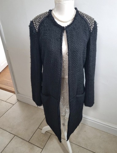 Zara diamanté shoulder tweed - zara,