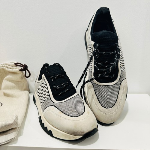 Hermes trail sneakers black - hermes,
