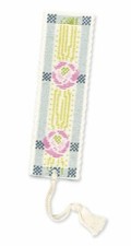 Mackintosh rose bookmark cross - rose,