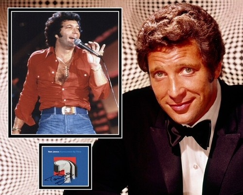 Tom jones signed photo - tom,