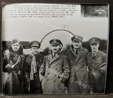 WW1 RAF five named instructors at Turnberry 1918 - archive  photo 11 by 9.5cm