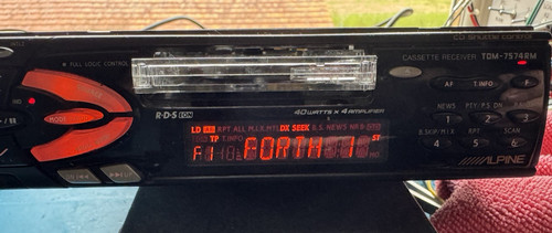 Alpine tdm7574rm car radio - car,