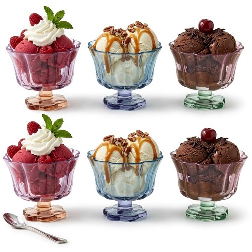 Set 210ml footed glass - of, 6