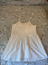 white skater dress - XL -
