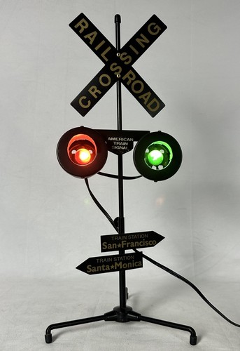 Vtg american train signal - train,