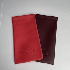 Specsavers Glasses Case Burgundy & Pink Pouch 2x Cover Holder Eyeglasses Covers