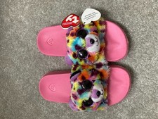 Beanie Sliders Girls UK11 Pink