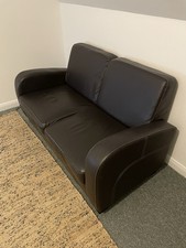 Dark Brown 2-Seater Sofa Good