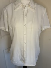 Jacques Vert Cream Blouse UK
