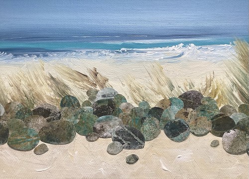 Original acrylic coastal - original,