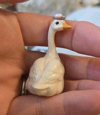 Hagen Renaker Goose On Paper Approx 2 Inches Made In USA