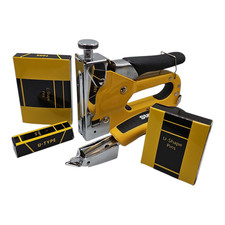 Upholstery Staple Gun Staple Gun Kit - 3-in-1 With Staples Remover Heavy Duty