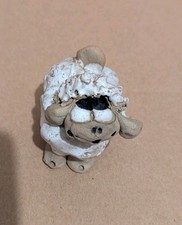 Clay Pottery Sheep Miniature