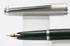 Vintage (c1950) rOtring TintenKuli Dark Green Medium Fountain pen