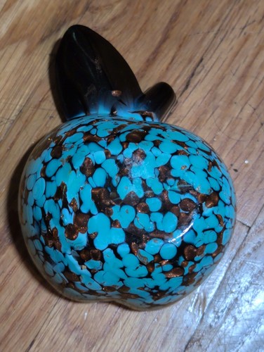 Turquoise copper murano - turquoise,