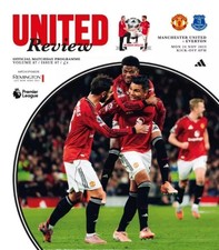 Man Manchester United Utd v Everton Programme 2025/2026