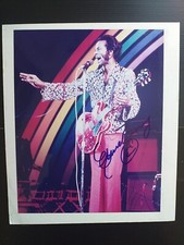 CHUCK BERRY signed Photo mounted on card with a bold ink signature 10x8 with coa