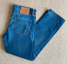 WORN ONCE LEVI'S 511 STRAIGHT FIT JEANS 34 W 30 L