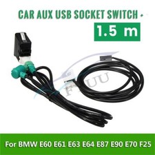 1Pcs Car USB AUX Switch + Wire