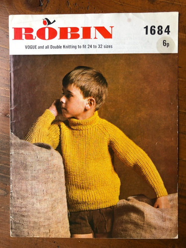 Robin 1684 knitting pattern