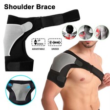 Shoulder Support Brace Joint Pain Injury Guard Strap Bandage Compression Sleeve 