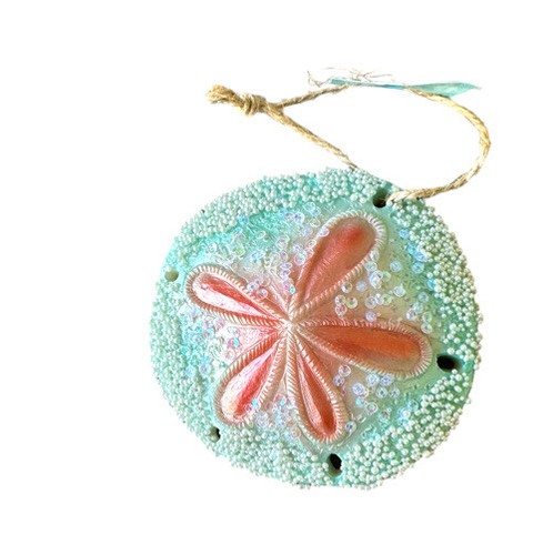 Sand dollar ornament - -, ceramic
