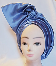 Nigerian auto gele, premium prettied autogele, silky satin gele, African fashion