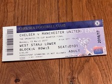 TICKET 2016/17 Chelsea v