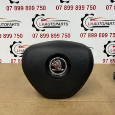 SKODA OCTAVIA MK3 5E STEERING WHEEL AIRBAG 5E0880201B 2013-2018