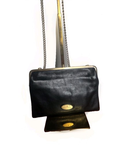 Pied terre black - pied, leather
